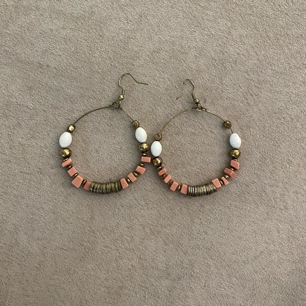 Beaded hoops